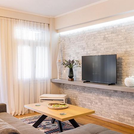 Pythagorio Blue Street Apartment With Balcony Exterior foto
