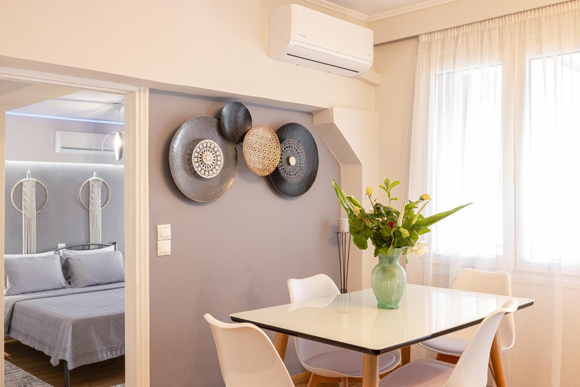 Pythagorio Blue Street Apartment With Balcony Exterior foto