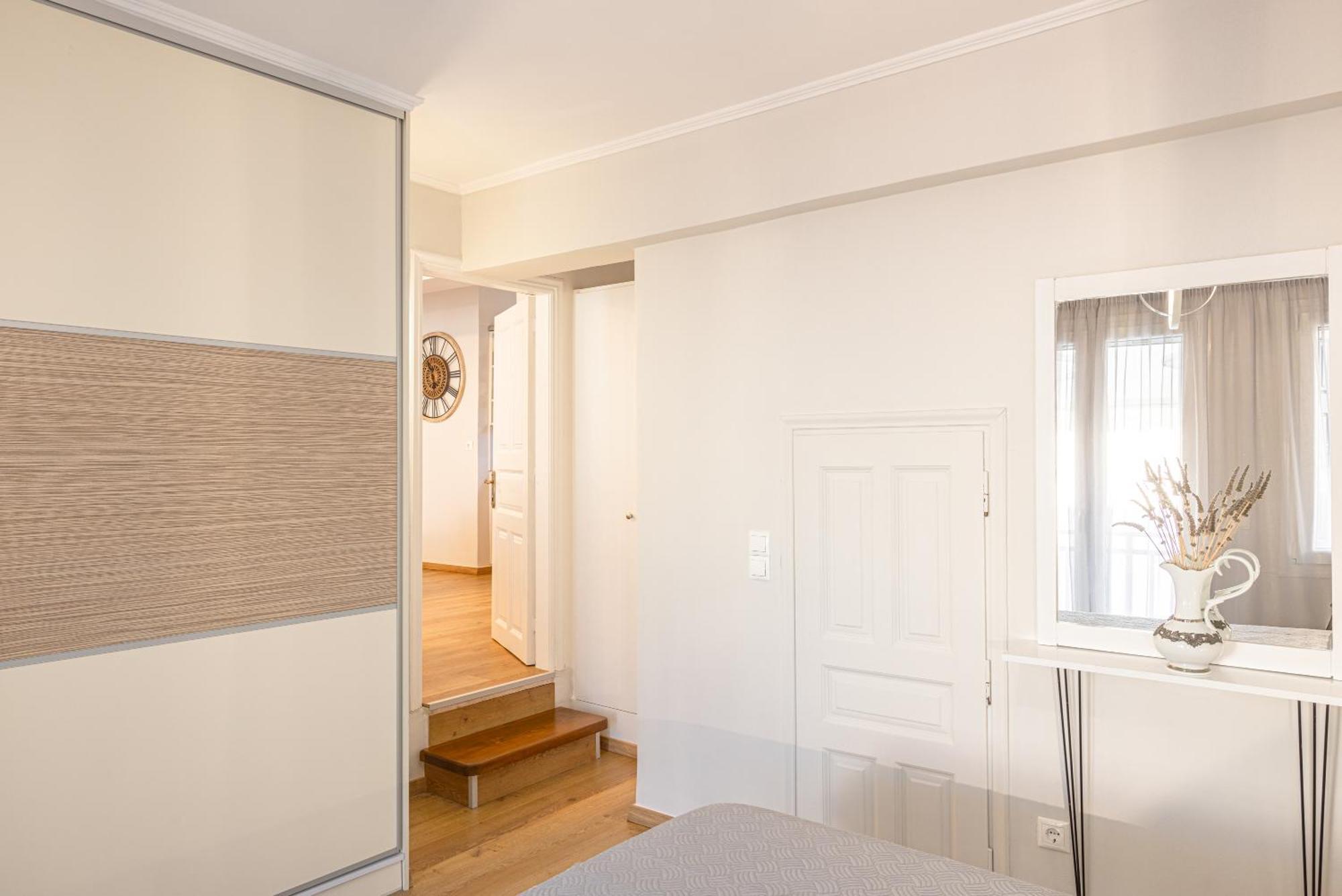 Pythagorio Blue Street Apartment With Balcony Exterior foto